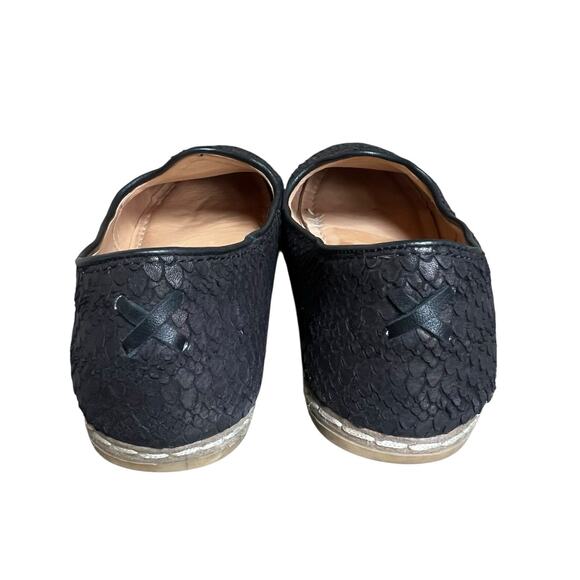 Charix Classic Wild Black Textured Leather Loafers Size 41 US 9.5-10 - Picture 10 of 12